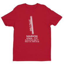 Load image into Gallery viewer, c17 marion ia t shirt, Red
