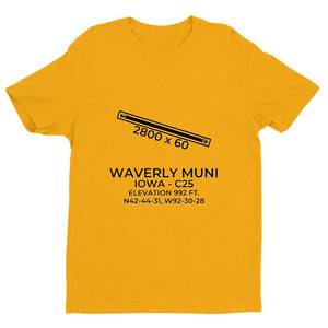 c25 waverly ia t shirt, Yellow