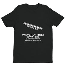Load image into Gallery viewer, c25 waverly ia t shirt, Black