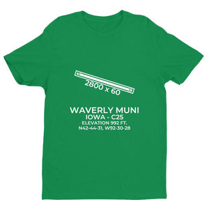 c25 waverly ia t shirt, Green