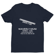 Load image into Gallery viewer, c25 waverly ia t shirt, Navy