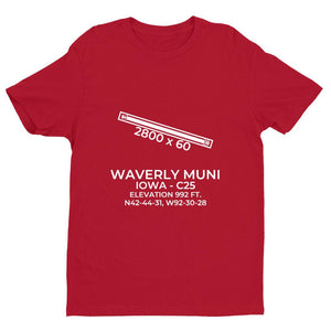 c25 waverly ia t shirt, Red
