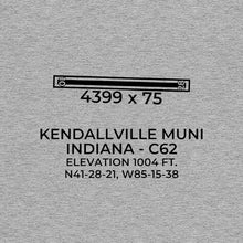 Load image into Gallery viewer, c62 kendallville in t shirt, Gray