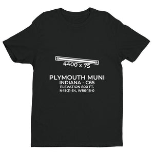c65 plymouth in t shirt, Black
