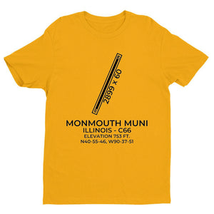 c66 monmouth il t shirt, Yellow