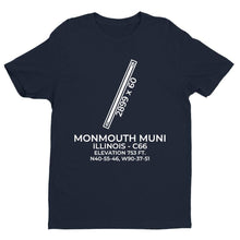 Load image into Gallery viewer, c66 monmouth il t shirt, Navy