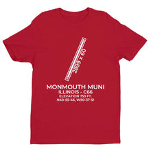 Load image into Gallery viewer, c66 monmouth il t shirt, Red