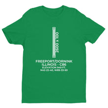 Load image into Gallery viewer, c86 freeport il t shirt, Green