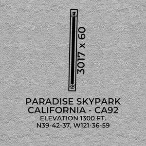 ca92 paradise ca t shirt, Gray