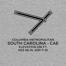 Load image into Gallery viewer, cae columbia sc t shirt, Gray