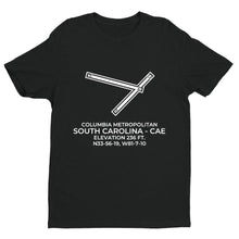 Load image into Gallery viewer, cae columbia sc t shirt, Black