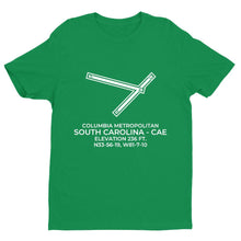 Load image into Gallery viewer, cae columbia sc t shirt, Green