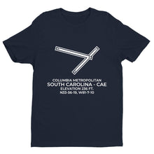 Load image into Gallery viewer, cae columbia sc t shirt, Navy