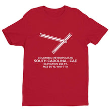 Load image into Gallery viewer, cae columbia sc t shirt, Red