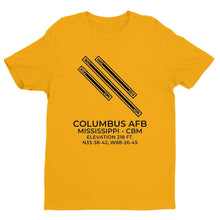 Load image into Gallery viewer, cbm columbus ms t shirt, Yellow