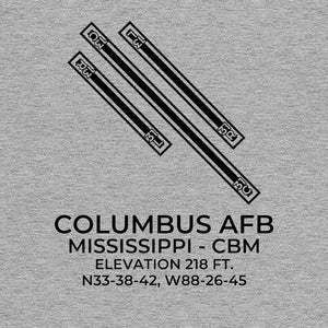 cbm columbus ms t shirt, Gray