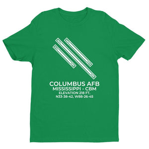 cbm columbus ms t shirt, Green