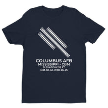 Load image into Gallery viewer, cbm columbus ms t shirt, Navy