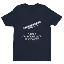 Load image into Gallery viewer, ccb upland ca t shirt, Navy
