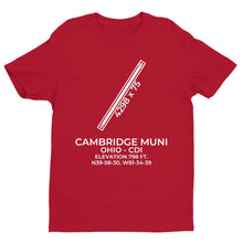 Load image into Gallery viewer, cdi cambridge oh t shirt, Red