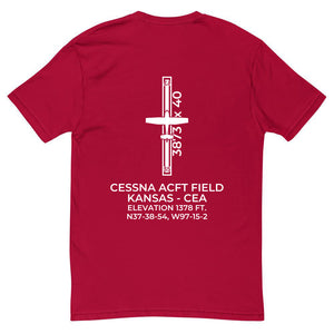 CESSNA ACFT FIELD in WICHITA; KANSAS (CEA; KCEA) T-Shirt