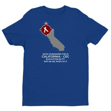 Load image into Gallery viewer, CEC facility map in CRESCENT CITY; CALIFORNIA, Royal Blue