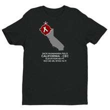 Load image into Gallery viewer, CEC facility map in CRESCENT CITY; CALIFORNIA, Black