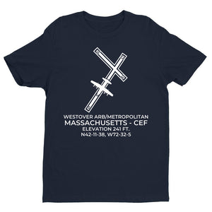 WESTOVER ARB/METROPOLITAN in SPRINGFIELD/CHICOPEE; MASSACHUSETTS (CEF; KCEF) T-Shirt