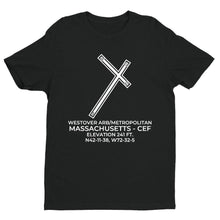 Load image into Gallery viewer, cef springfield chicopee ma t shirt, Black