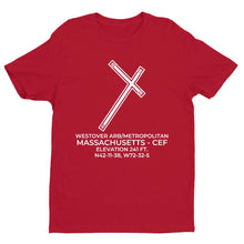 Load image into Gallery viewer, cef springfield chicopee ma t shirt, Red