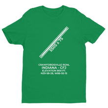 Load image into Gallery viewer, cfj crawfordsville in t shirt, Green