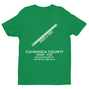 cgf cleveland oh t shirt, Green