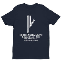 Load image into Gallery viewer, chk chickasha ok t shirt, Navy