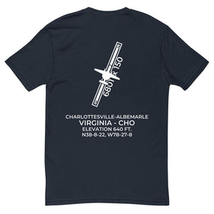 CHARLOTTESVILLE-ALBEMARLE in CHARLOTTESVILLE; VIRGINIA (CHO; KCHO) T-Shirt