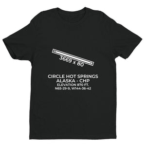 chp circle hot springs ak t shirt, Black