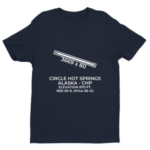 chp circle hot springs ak t shirt, Navy