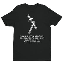Load image into Gallery viewer, CHARLESTON AFB/INTL in CHARLESTON; SOUTH CAROLINA (CHS; KCHS) T-Shirt