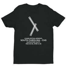 Load image into Gallery viewer, chs charleston sc t shirt, Black