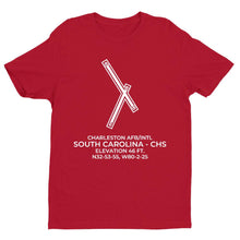 Load image into Gallery viewer, chs charleston sc t shirt, Red