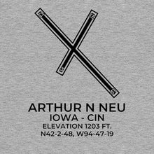 Load image into Gallery viewer, cin carroll ia t shirt, Gray