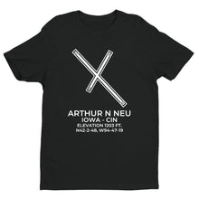 Load image into Gallery viewer, cin carroll ia t shirt, Black