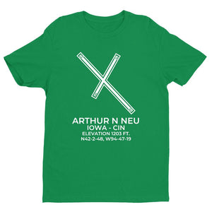 cin carroll ia t shirt, Green