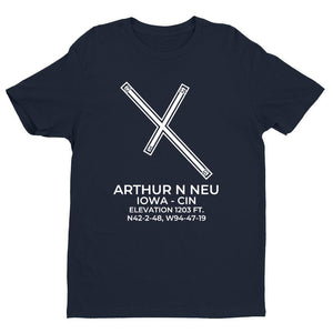 cin carroll ia t shirt, Navy
