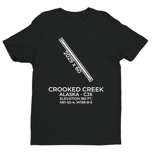 cjx crooked creek ak t shirt, Black