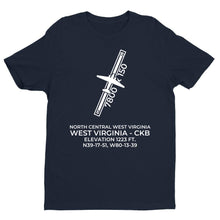 Load image into Gallery viewer, NORTH CENTRAL WEST VIRGINIA in CLARKSBURG; WEST VIRGINIA (CKB; KCKB) T-Shirt