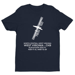 NORTH CENTRAL WEST VIRGINIA in CLARKSBURG; WEST VIRGINIA (CKB; KCKB) T-Shirt