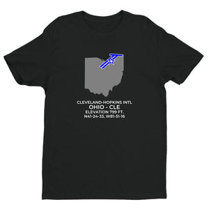 CLE facility map in CLEVELAND; OHIO, Black