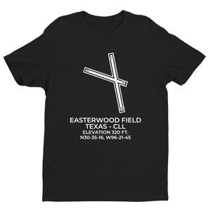 cll college station tx t shirt, Black
