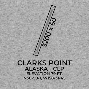 clp clarks point ak t shirt, Gray