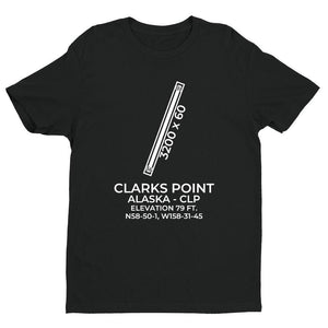 clp clarks point ak t shirt, Black